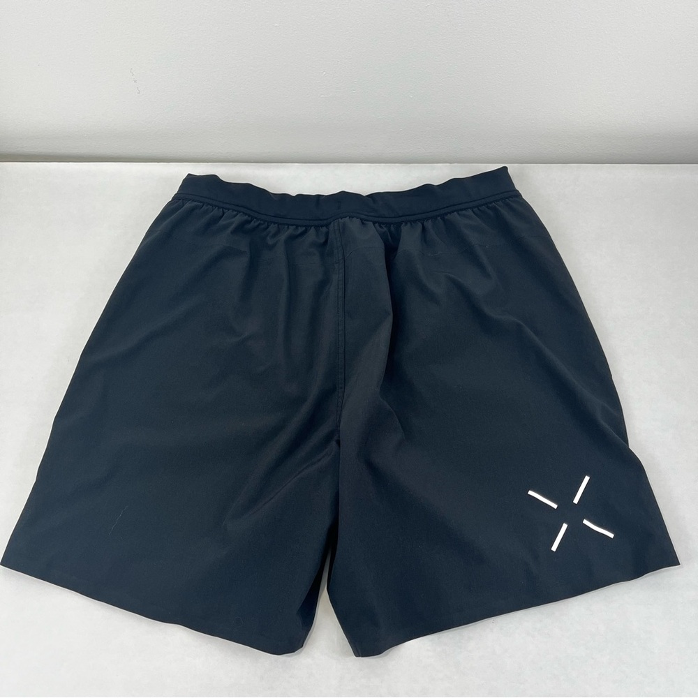 Ten Thousand Interval Shorts Mens Small Black 7 in Inseam Stretch Gym Lined